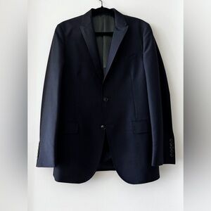 Gucci Men's Mohair Wool Suit in Deep Navy